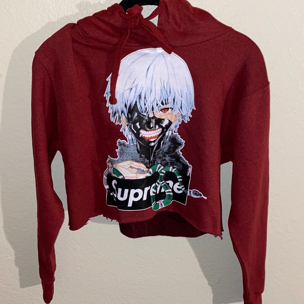 Anime cropped sweater